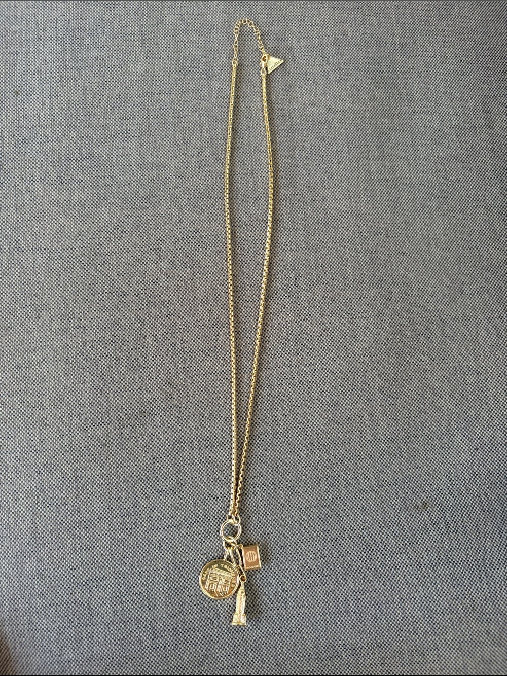 Paris Charm Pendant Necklace